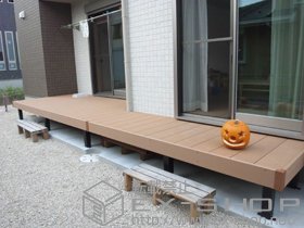 のウッドデッキ リウッドデッキ 200 連棟 施工例