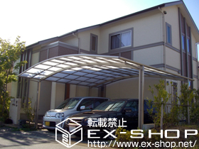 のカーポート カーブポートシグマIII ワイド　積雪〜20cm対応 施工例