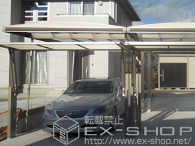 のカーポート キューブポートプラス レギュラー 積雪〜20cm対応 施工例