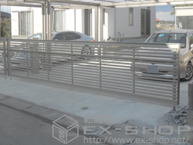 のカーゲート ワイドオーバードアS3型 電動式 施工例