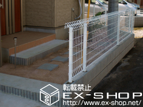 のフェンス・柵 メッシュフェンス G10-R 施工例