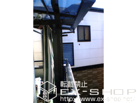 のバルコニー・ベランダ屋根 ライザーテラスII F型 屋根タイプ 単体 積雪〜20cm対応 施工例