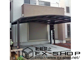 のカーポート カーブポートシグマIII ワイド 積雪〜20cm対応 施工例