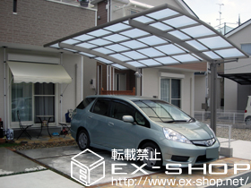 のカーポート カーブポートシグマIII 単体 積雪〜20cm対応 施工例