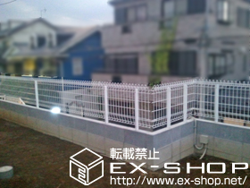 のフェンス・柵 メッシュフェンス G10-R 施工例