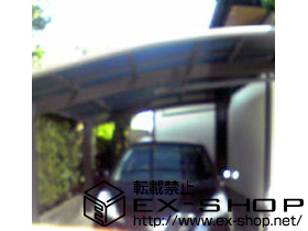 のカーポート カーブポートシグマIII 積雪〜20cm対応＋ 収納式サポート 施工例