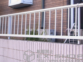 のフェンス・柵 レスティナフェンス21型 自由柱タイプ 施工例