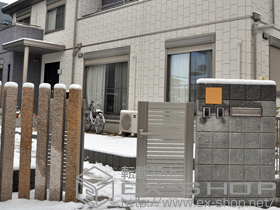 の門扉 エクスライン門扉5型 施工例