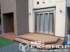 のウッドデッキ リウッドデッキ 200 単体　＋1段　段床セット一式 施工例