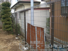 のフェンス・柵 メッシュフェンス G10 施工例
