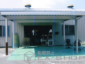 のカーポート レオンポートneo 2台用 角柱タイプ　積雪〜50cm対応 施工例