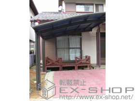 のカーポート カーブポートシグマIII 単体 積雪〜30cm対応 施工例