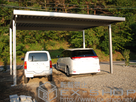 のカーポート レオンポートneo 2台用 積雪〜50cm対応 施工例