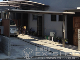 のカーゲート ワイドオーバードアS5型 電動式 AC100V結線用柱仕様 施工例