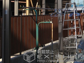 のフェンス・柵 ライフモダンII TP型フェンス 間仕切りタイプ 施工例