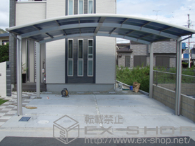 のカーポート プレシオスポート ワイド　積雪〜20cm対応 施工例