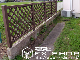 のフェンス・柵 リウッドフェンス2型 間仕切りタイプ 施工例