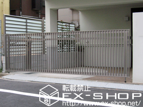 のカーゲート ワイドオーバードアS2型 手動式 施工例