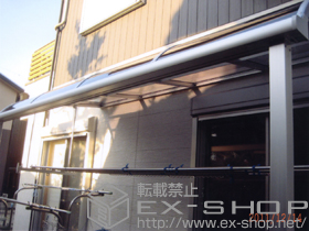 のテラス屋根 ライザーテラスII R型 単体 テラスタイプ 積雪〜20cm対応 施工例