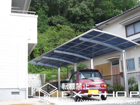 のカーポート プレシオスポート 縦連棟 積雪〜20cm対応 施工例
