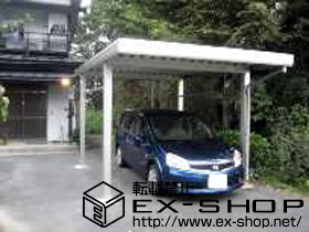 のカーポート ジーポートneo Aタイプ 角柱仕様　積雪〜100cm対応 施工例