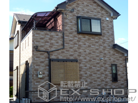 のバルコニー・ベランダ屋根 ヴェクターテラス R型 屋根タイプ 単体 積雪〜20cm対応 施工例