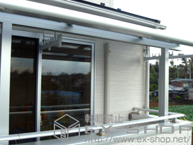 のバルコニー・ベランダ屋根 ライザーテラスII F型 単体 屋根タイプ 積雪〜20cm対応 施工例