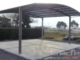 のカーポート カーブポートシグマIII ワイド　積雪〜30cm対応 施工例