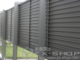 のフェンス・柵 プリレオ R9型フェンス フリーポールタイプ 施工例