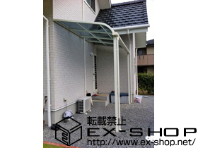 のテラス屋根 ライザーテラスII R型 テラスタイプ 単体　積雪〜20cm対応 施工例