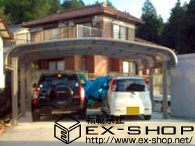 のカーポート テールポートシグマIII 1500 ワイド 積雪〜50cm対応 施工例