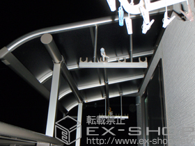 のバルコニー・ベランダ屋根 プレシオステラス　積雪〜20cm対応 施工例