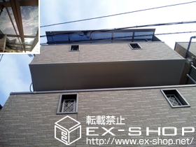 のバルコニー・ベランダ屋根 ライザーテラスII F型 屋根タイプ 単体　積雪〜20cm 施工例