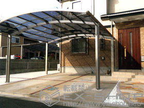 のカーポート プレシオスポート ワイド 積雪〜20cm対応 施工例