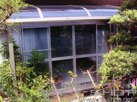 のテラス屋根 プレシオステラス R型 テラスタイプ 単体 施工例