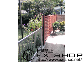 のフェンス・柵 レスティナフェンス22型　自由柱タイプ 施工例