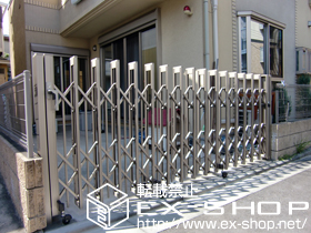 のカーゲート アルシャインII PG型R Aタイプ ノンレール 片開き 施工例