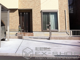 の機能門柱・ポスト アプローチポールアロット1型 施工例