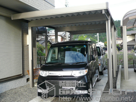 のカーポート テリオスポートIII 3000タイプ 延長 積雪〜100cm対応 施工例