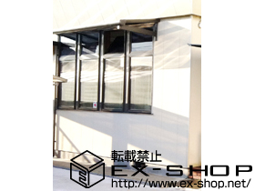 のテラス屋根 パワーアルファ F型 ルーフタイプ 単体 積雪〜20cm対応 施工例