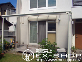 のテラス屋根 ライザーテラスII F型 テラスタイプ 単体 積雪〜20cm対応 施工例