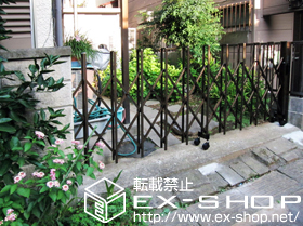 のカーゲート トリップゲート PA型 ノンレール 片開き 施工例