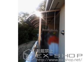 のバルコニー・ベランダ屋根 ライザーテラスII   R型 屋根タイプ 単体 施工例