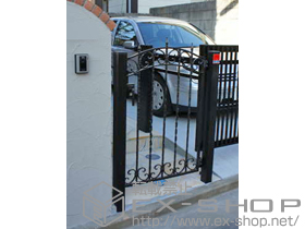 の門扉 ユーフォス門扉3型　片開き 施工例