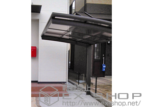 のサイクルポート・駐輪場 カーブポートシグマIII ミニ 積雪〜30?対応 施工例