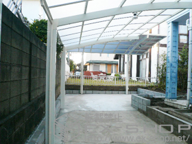 のカーポート カーブポートシグマIII 縦連棟 積雪〜30cm対応 施工例