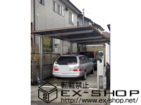 のカーポート アーキフィットプラス 縦連棟 施工例