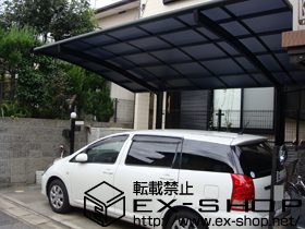 のカーポート カーブポートシグマIII 単体 積雪〜20cm対応 施工例