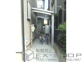 のサイクルポート・駐輪場 カーブポートシグマIII ミニ 積雪〜30cm対応 施工例