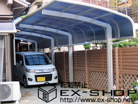 のカーポート プレシオスポート アルファ縦連棟 施工例